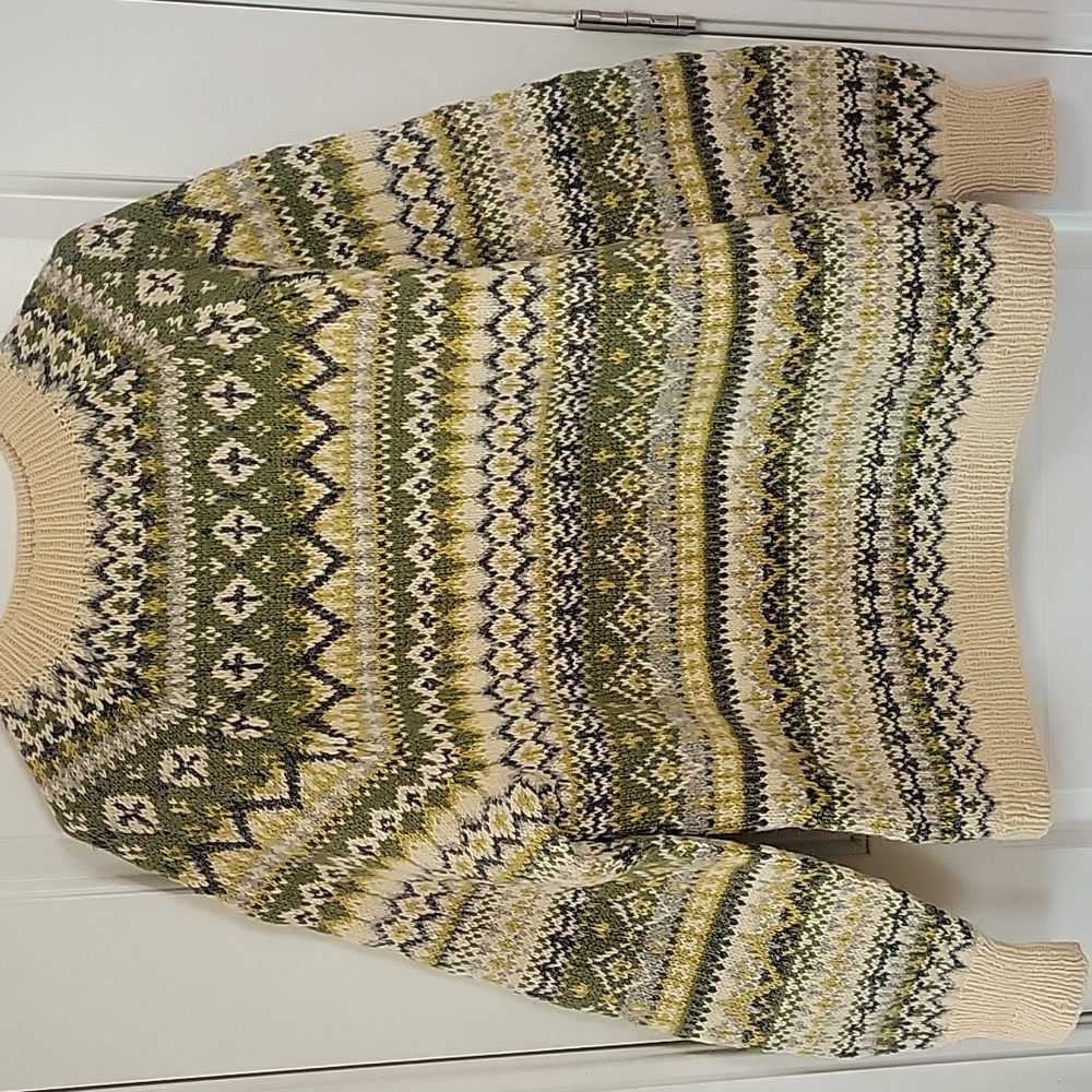 Vintage Och Sport Fait Isle Wool Sweater